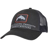 Кепка Simms Trout Icon Trucker Hat, 12226, Carbon, купити, ціни в Києві та Україні, інтернет-магазин | Zabros