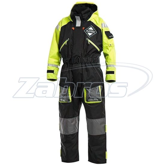 Фото Fladen Floatation Suit, 22-845XY-XXL, Black/Yellow