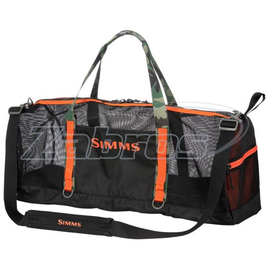 Картинка Simms Challenger Mesh Duffel, 13368-001-00, 60 л, Black