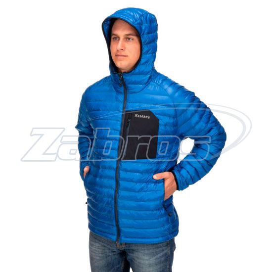 Цена Simms ExStream Hooded Jacket, 13054-500-50, XL, Rich Blue