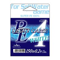 Шнур Yamatoyo PE Light Game White, #0,5, 0,12 мм, 3,825 кг, 150 м, купить, цены в Киеве и Украине, интернет-магазин | Zabros