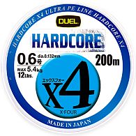 Шнур Duel Hardcore X4, H3249N-5CBL, #1,5, 0,2 мм, 10 кг, 200 м, 5 Color Yellow Marking, купить, цены в Киеве и Украине, интернет-магазин | Zabros