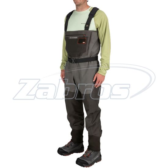 Цена Simms G3 Guide Waders - Stockingfoot, 13476-042-40, L 9-11, Gunmetal