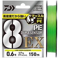 Шнур Daiwa UVF PE Dura Sensor X8EX+Si3, #0,4, 0,1 мм, 3,9 кг, 150 м, Lime Green, купити, ціни в Києві та Україні, інтернет-магазин | Zabros