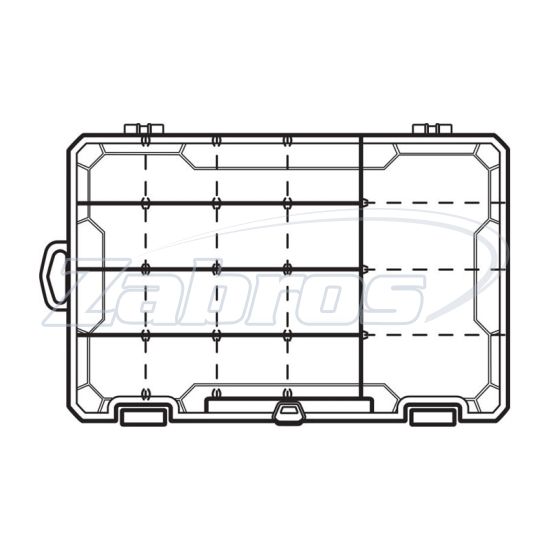 Малюнок Flambeau Tuff Tainer, 4004, 27,9x18,4x4,4 см