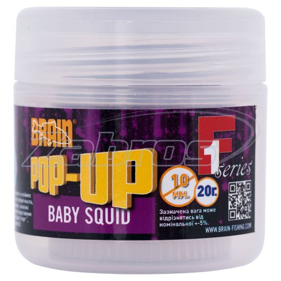 Фото Brain Pop-Up F1, Baby Squid (кальмар), 15 г, 12 мм