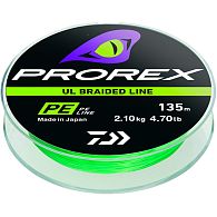 Шнур Daiwa Prorex UL Finesse Braid, 12996-006, #0,6, 0,13 мм, 4,3 кг, 135 м, купить, цены в Киеве и Украине, интернет-магазин | Zabros