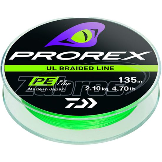 Фото Daiwa Prorex UL Finesse Braid, 12996-006, #0,6, 0,13 мм, 4,3 кг, 135 м