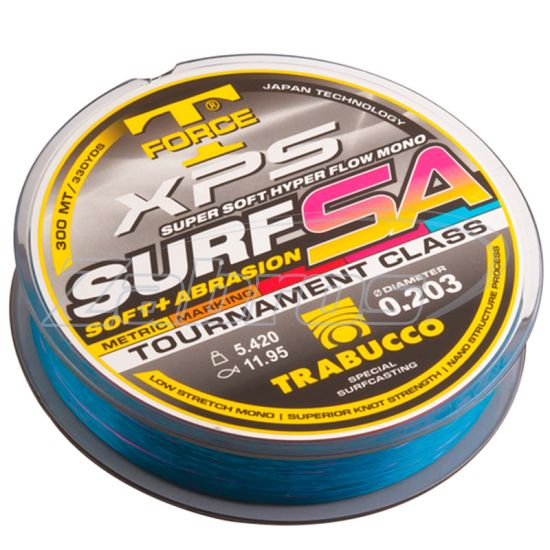 Фото Trabucco T-Force XPS Surf SA Soft+Abrasion, 052-08-250, 0,251 мм, 8,35 кг, 300 м