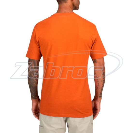 Малюнок Simms Trout Wander T-Shirt, 13324-799-40, L, Adobe Heather