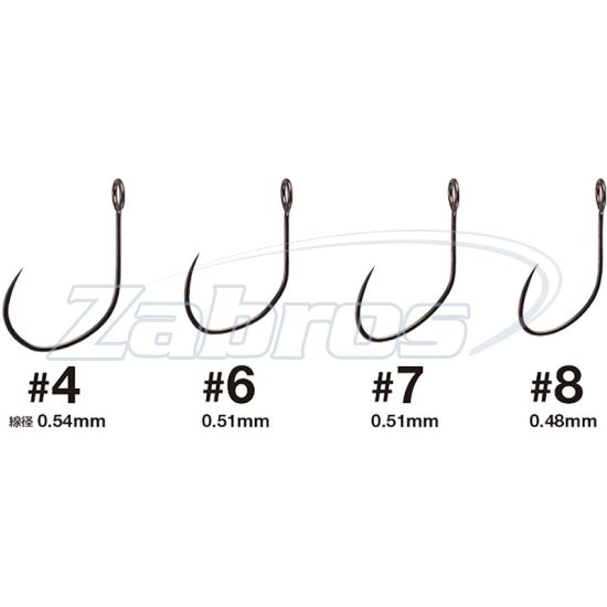 Фото Varivas Super Trout Area Master Limited Tournament Hook Canvas (Value Pack), #8, 55 шт