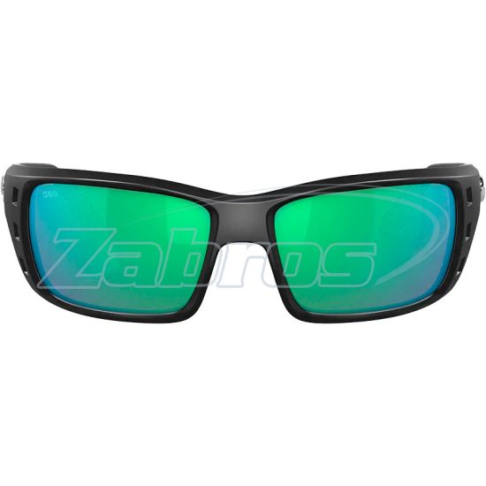 Фотография Costa Del Mar Permit, 97963455244, Matte Black, Green Mirror, Glass
