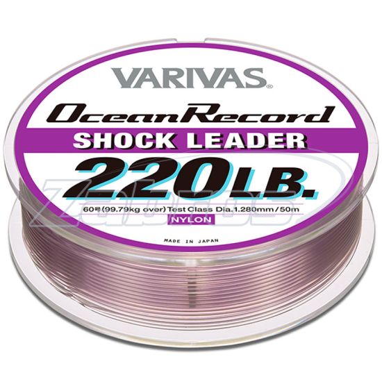 Фото Varivas Ocean Record Shock Leader, 1,57 мм, 145,2 кг, 50 м