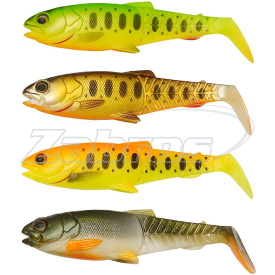 Фото Savage Gear Craft Cannibal Paddletail Dark Water Mix, 4,90", 12,5 см, 20 г, 4 шт