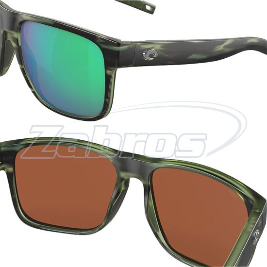 Купить Costa Del Mar Spearo XL, 97963898287, Matte Reef, Green Mirror, Glass