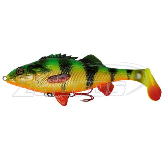 Фото Savage Gear 4D Perch Shad Slow Sinking, 4,90", 12,5 см, 23 г, 1 шт, Firetiger