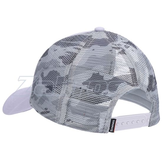 Фотография Simms Trout Icon Trucker Hat, 12226, Ghost Camo Steel