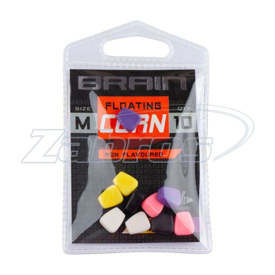 Фото Brain Fake Floating Corn Non Flavoured, 10 шт, 7x8 мм, Mix
