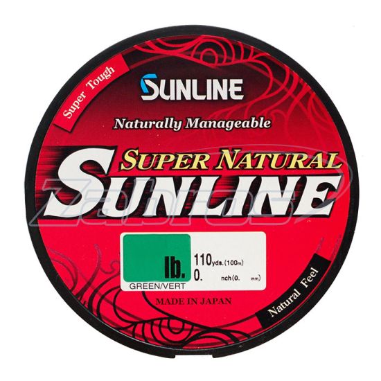 Фото Sunline Super Natural, 0,26 мм, 4,5 кг, 100 м, Green