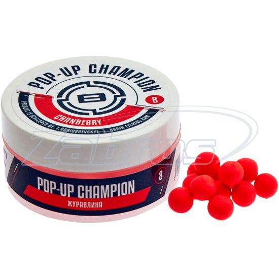 Фото Brain Champion Pop-Up Сranberry (клюква), 10 мм, 34 г