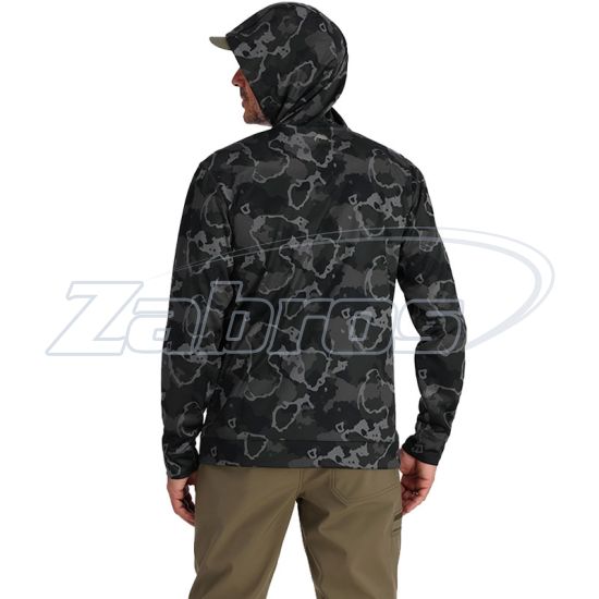 Малюнок Simms Challenger Fishing Hoody, 13846-1082-60, XXL, Regiment Camo Carbon