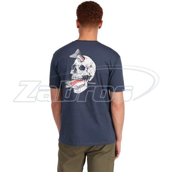 Ціна Simms Trout On My Mind T-Shirt, 13629-414-40, L, Navy Heather