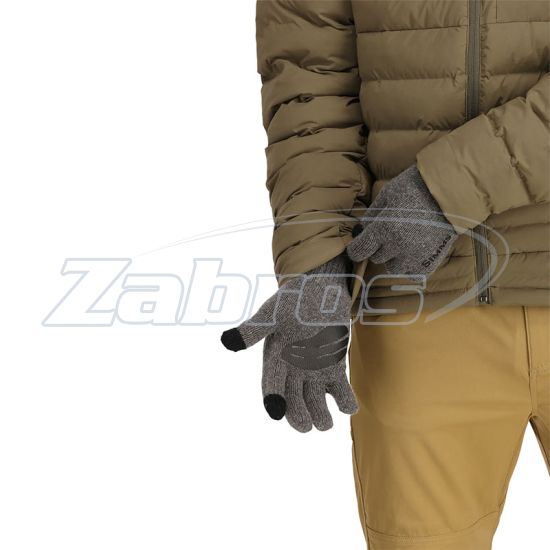 Купить Simms Wool Full Finger Glove, 13540-030-4050, L/XL