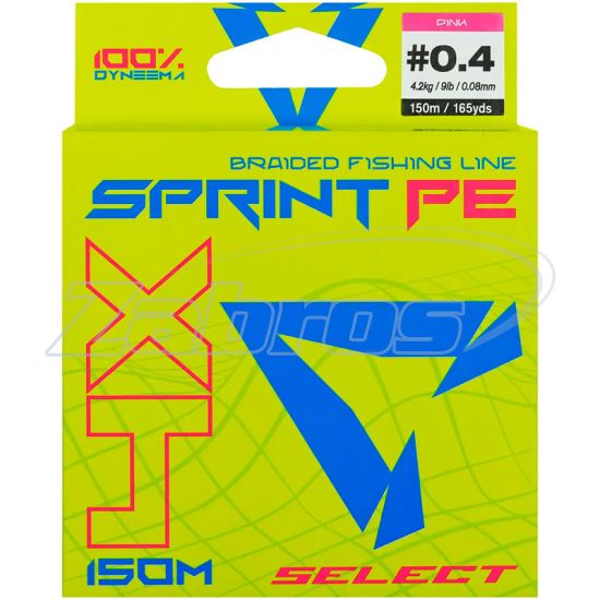 Фотография Select Sprint PE 4X, 0,08 мм, 4,2 кг, 150 м, Pink