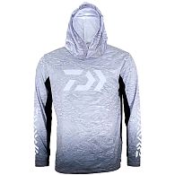 Толстовка Daiwa Sun Protection Hoodie, L, Gray, купити, ціни в Києві та Україні, інтернет-магазин | Zabros