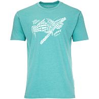 Футболка Simms Grim Reeler T-Shirt, 13531-676-30, M, Oil Blue Heather: купить, цена, Киев, Украина | Zabros