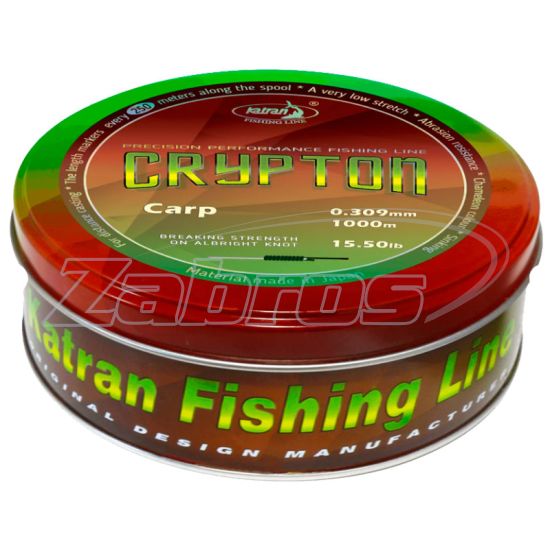 Малюнок Katran Crypton Carp, 0,309 мм, 7,03 кг, 1000 м, Сamo