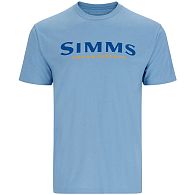 Футболка Simms Logo T-Shirt, 12803-1056-60, XXL, Lt. Blue Heather, купить, цены в Киеве и Украине, интернет-магазин | Zabros