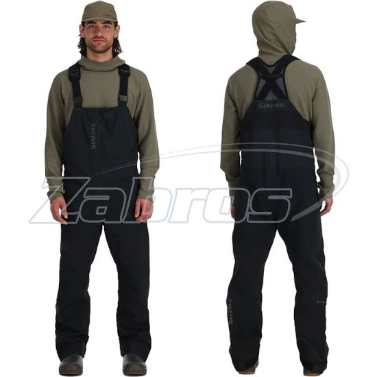 Фотографія Simms ProDry Fishing Bib, 13863, L, Black