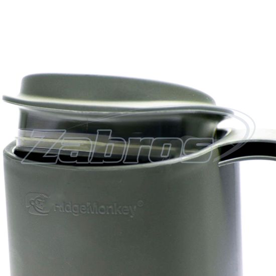 Малюнок RidgeMonkey ThermoMug, RM115, 0,4 л, Gunmetal Green Малюнок RidgeMonkey ThermoMug, RM115, 0,4 л, Gunmetal Green