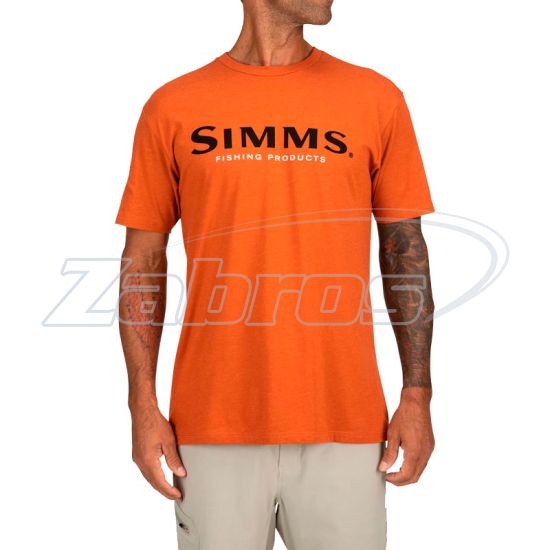 Фотография Simms Logo T-Shirt, 12803-799-20, S, Adobe Heather