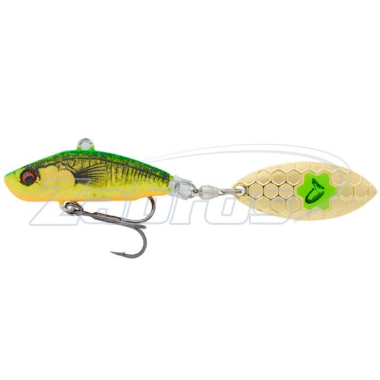 Фото Savage Gear 3D Sticklebait Tailspin, 9 г, 6,5 см, Firetiger