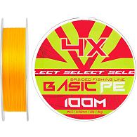 Шнур Select Basic PE 4x, 0,1 мм, 4,8 кг, 100 м, Orange, купить, цены в Киеве и Украине, интернет-магазин | Zabros