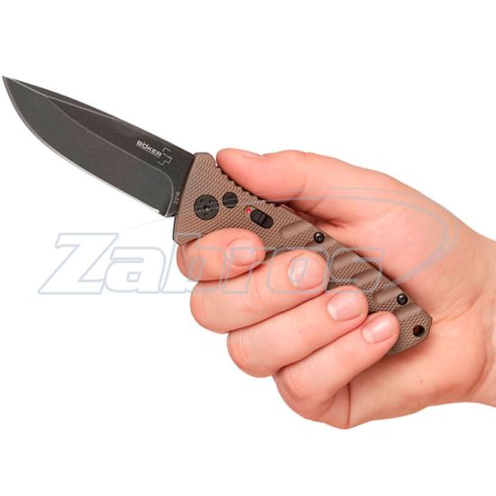 Малюнок Boker Plus Strike Droppoint Coyote