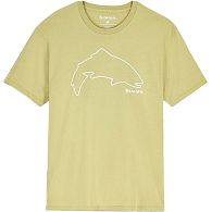 Футболка Simms Trout Outline T-Shirt, 13519, L, Tent Green: купить, цена, Киев, Украина | Zabros