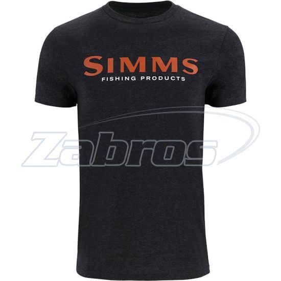 Фото Simms Logo T-Shirt, 12803-1293-40, L, Dark Gunmetal Heather