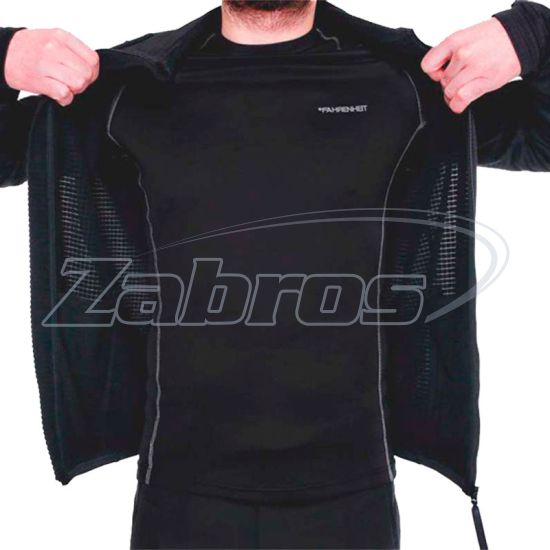 Малюнок Fahrenheit Power Grid Full Zip, FAPG10001M/L, Black