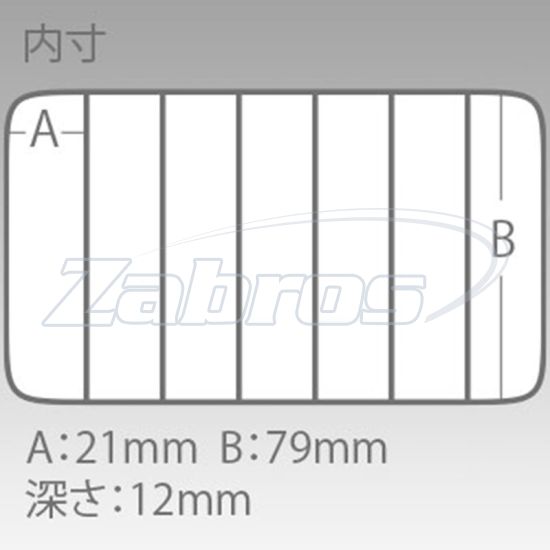 Купить Meiho Lure Game Case J, 315494, 17,5x10,5x1,8 см