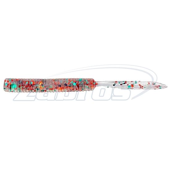 Фото Jackall Peke Peke, 2,00", 5,08 см, 10 шт, Clear Red / Green Flake