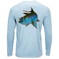 Футболка Simms Solar Tech Tee - Ocean Collection, 12883-559-40, L, Tarpon Turn Steel Blue: купить, цена, Киев, Украина | Zabros