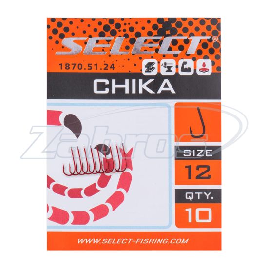 Фотографія Select Chika, 14, 10 шт, Red