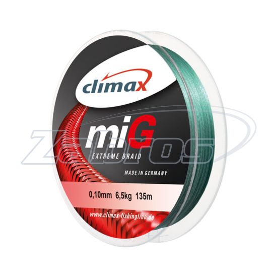 Фото Climax Mig Braid, 9321-00100-014, 0,14 мм, 10 кг, 100 м, Gray Green