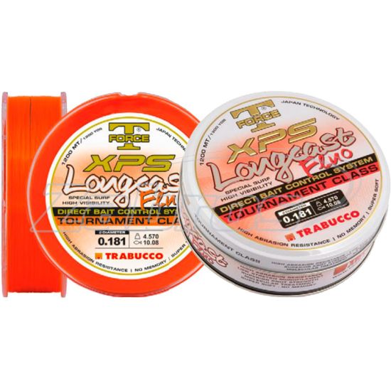 Фото Trabucco T-Force XPS Longcast Fluo, 0,2 мм, 5,42 кг, 1200 м