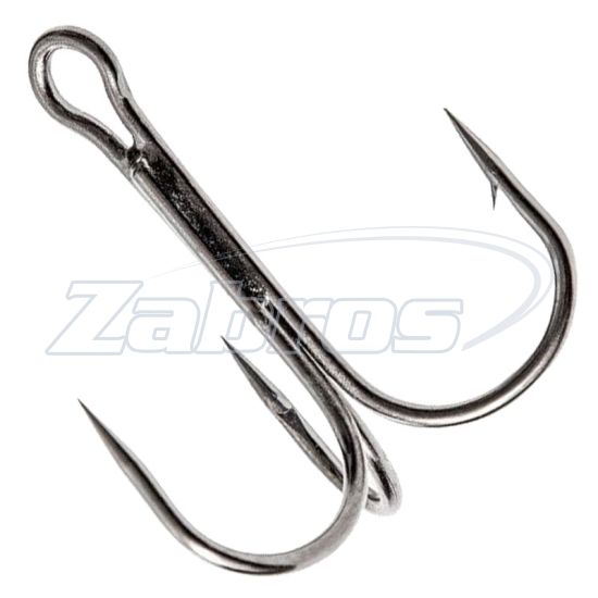 Фото Fladen Maxximus Black Nickel Treble Hook, 14-37200, 2/0, 3 шт