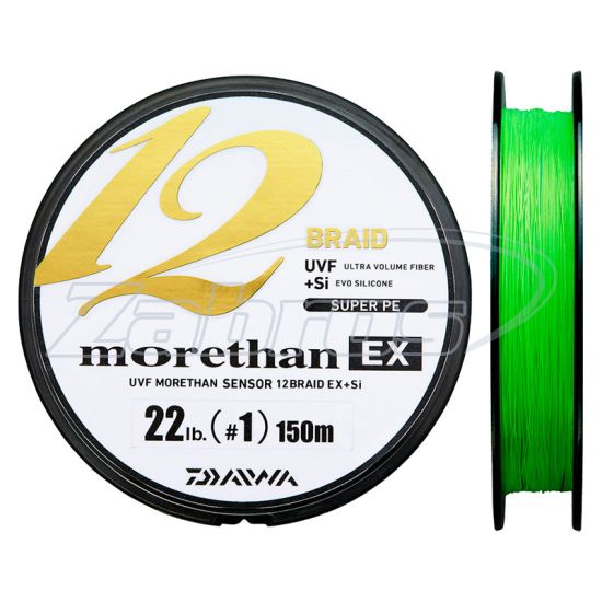 Фото Daiwa UVF Morethan Sensor 12 Braid EX+SI, #1,2, 0,18 мм, 12,15 кг, 150 м