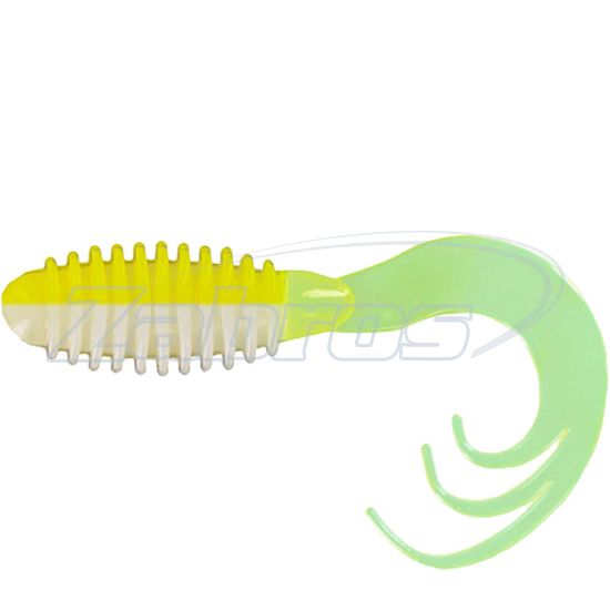 Фото Big Bite Baits Ring Triple Tip Grub, 2,00", 5,08 см, 10 шт, Acid Rain